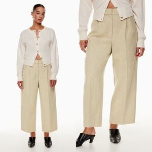 Wilfred The Effortless Pant Cropped high-waisted wide-leg pants
